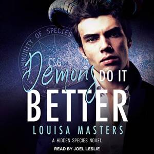 Demons Do it Better cover shows a white man with black hair and long black horns on top of his head