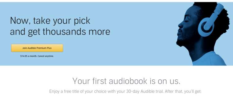 How to sign up for Audible Plus from outside the USA | Lovely Audiobooks