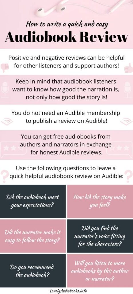 How to Write a Helpful Audible Review in 3 Minutes 3