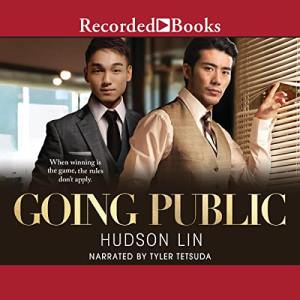 Going Public (image is a photo of two Asian men in suits standing close to one another)