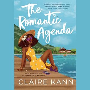 The Romantic Agenda (illustrated cover showing a Black woman in a yellow dress with a big straw hat relaxing by a lake)