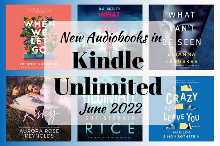 New Kindle Unlimited audiobooks in June 2022