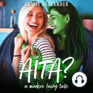 The cover is a photo of a blonde white woman and a green-skinned woman cuddling and laughing together