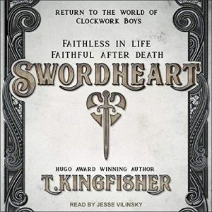 The Swordheart cover shows a stylized drawing of a short with pillars on the left and the right side