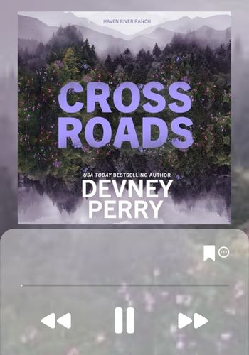 Cross Roads by Devney Perry - audiobook cover in a graphic of an audiobook app